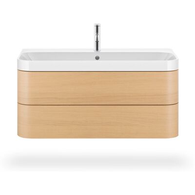 Duravit Happy D.2 Plus Ensemble Lavabo en Chêne Méditerranéen - C, 975x490x480 mm - Publicité Duravit Happy D.2 Plus Ensemble Lavabo en Chêne Méditerranéen - C, 975x490x480 mm - Publicité