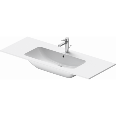 Lavabo Duravit Me by Starck - Mur, 1230mm, Blanc Seidenmatt - Publicité Lavabo Duravit Me by Starck - Mur, 1230mm, Blanc Seidenmatt - Publicité