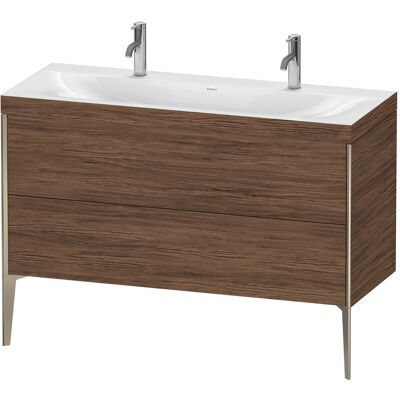 Duravit Xviu Noyer foncé 1200x480x610mm Ensemble au sol - Publicité Duravit Xviu Noyer foncé 1200x480x610mm Ensemble au sol - Publicité