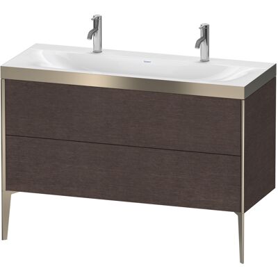Duravit Xviu Chêne foncé brossé Ensemble Lavabo - Ensemble de lavabo - Publicité Duravit Xviu Chêne foncé brossé Ensemble Lavabo - Ensemble de lavabo - Publicité
