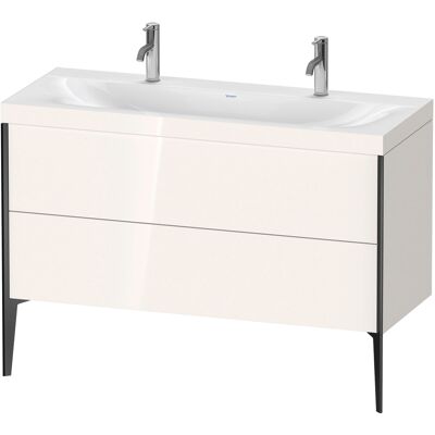 Ensemble double vasque Duravit Xviu C-bonded - Publicité Ensemble double vasque Duravit Xviu C-bonded - Publicité