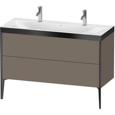 Duravit Modèle XV4713OB290P - Ensemble lavabo gris soie mat - Publicité Duravit Modèle XV4713OB290P - Ensemble lavabo gris soie mat - Publicité