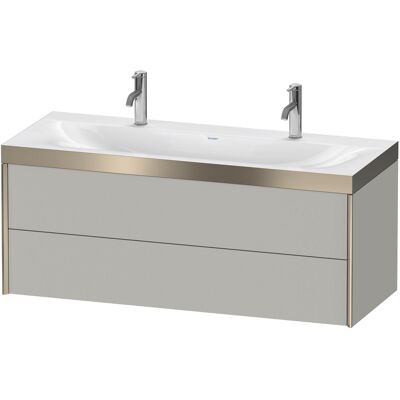 Ensemble lavabo mural Duravit Xviu - Betongrau Matt - 2 tiroirs - Publicité Ensemble lavabo mural Duravit Xviu - Betongrau Matt - 2 tiroirs - Publicité