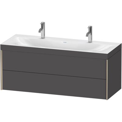 Duravit Ensemble Murale c-bonded - Graphit Mat, 1200mm, 2 Tiroirs - Publicité Duravit Ensemble Murale c-bonded - Graphit Mat, 1200mm, 2 Tiroirs - Publicité