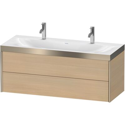 Ensemble Lavabo Murale Duravit - Chêne Méditerranéen / Champagne Mat - Publicité Ensemble Lavabo Murale Duravit - Chêne Méditerranéen / Champagne Mat - Publicité