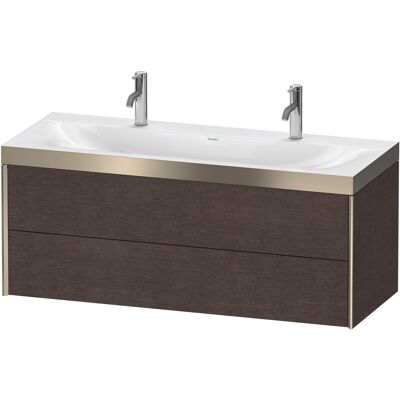 Duravit Modèle XV4618OB172P Chêne foncé brossé Ensemble de lavabo mural - Publicité Duravit Modèle XV4618OB172P Chêne foncé brossé Ensemble de lavabo mural - Publicité