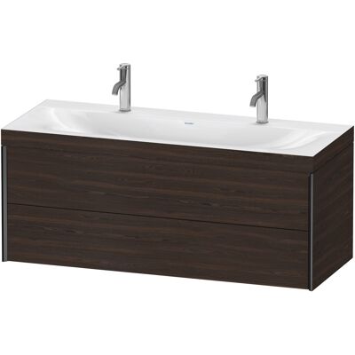 Duravit Nussbaum brossé set salle de bain suspendu - c-bonded, 2 tiroirs - Publicité Duravit Nussbaum brossé set salle de bain suspendu - c-bonded, 2 tiroirs - Publicité