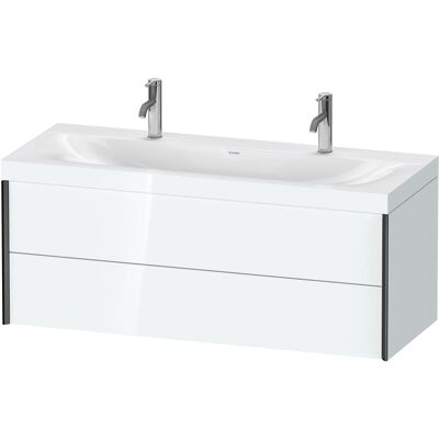 Duravit XViu Lavabo double mural - Blanc brillant - Pack salle de bain - Publicité Duravit XViu Lavabo double mural - Blanc brillant - Pack salle de bain - Publicité
