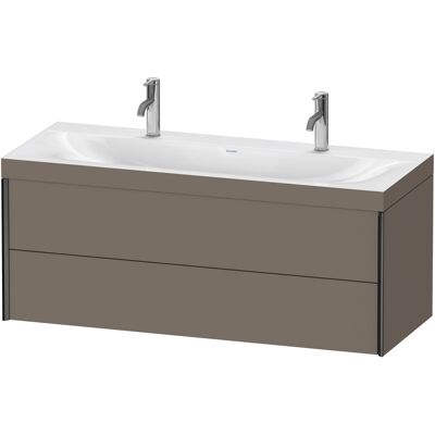 Ensemble de salle de bains mural Duravit gris soie mat - Modèle XV4618OB290C - Publicité Ensemble de salle de bains mural Duravit gris soie mat - Modèle XV4618OB290C - Publicité