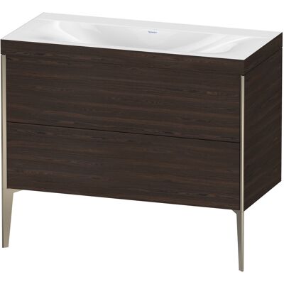 Duravit Xviu Set C-Bonded - Lavabo sur pied, 2 tiroirs - Publicité Duravit Xviu Set C-Bonded - Lavabo sur pied, 2 tiroirs - Publicité