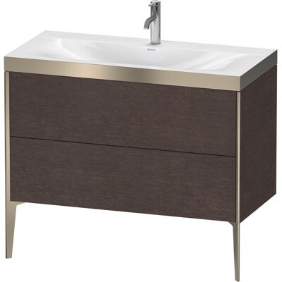 Duravit Chêne Foncé Set c-bonded avec 2 Tiroirs - Ensemble Lavabo - Publicité Duravit Chêne Foncé Set c-bonded avec 2 Tiroirs - Ensemble Lavabo - Publicité