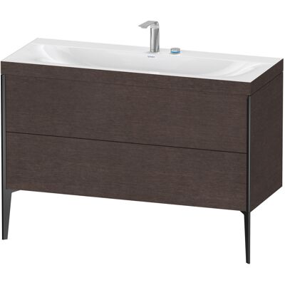 Duravit Xviu Ensemble Vasque en Chêne Foncé avec 2 Tiroirs - Set Lavabo - Publicité Duravit Xviu Ensemble Vasque en Chêne Foncé avec 2 Tiroirs - Set Lavabo - Publicité