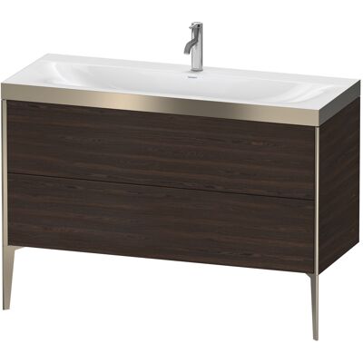 Duravit XViu Nussbaum brossé/Champagne Mat - Ensemblier Salle de Bain - Publicité Duravit XViu Nussbaum brossé/Champagne Mat - Ensemblier Salle de Bain - Publicité