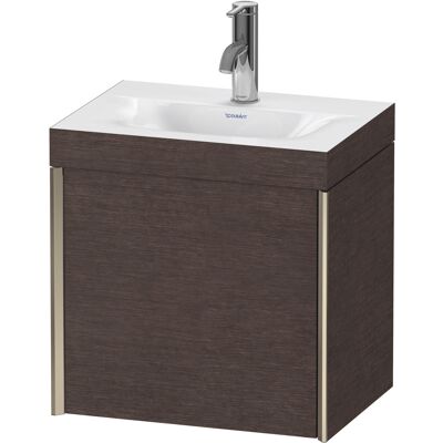 Duravit Chêne foncé brossé Set de lavabo mural - C-Bonded - 450x330x460 mm - Publicité Duravit Chêne foncé brossé Set de lavabo mural - C-Bonded - 450x330x460 mm - Publicité