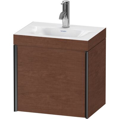 Ensemble Lavabo Murale Duravit - Noyer Américain / Noir Mat - C-Bonded - Publicité Ensemble Lavabo Murale Duravit - Noyer Américain / Noir Mat - C-Bonded - Publicité