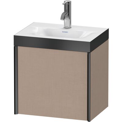 Duravit Ensemble Mural Leinen/Profil Noir Mat C-Bonded - Rectangulaire, 1 Porte - Publicité Duravit Ensemble Mural Leinen/Profil Noir Mat C-Bonded - Rectangulaire, 1 Porte - Publicité