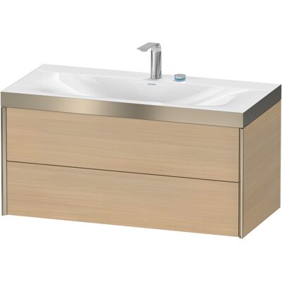 Ensemble mural Duravit XViu - Chêne méditerranéen/Champagne - Ensemble lavabo - Publicité Ensemble mural Duravit XViu - Chêne méditerranéen/Champagne - Ensemble lavabo - Publicité