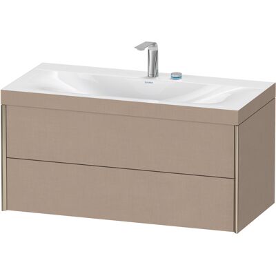 Duravit Leinen/Profil Champagne Mat Ensemble Lavabo Murale - Ensemble Lavabo - Publicité Duravit Leinen/Profil Champagne Mat Ensemble Lavabo Murale - Ensemble Lavabo - Publicité