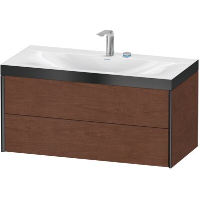 Ensemble Lavabo Murale Duravit Xviu C-Bonded - Noyer Américain Moderne - Publicité Ensemble Lavabo Murale Duravit Xviu C-Bonded - Noyer Américain Moderne - Publicité