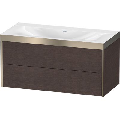 Ensemble Salle de Bain Murale en Chêne Foncé avec 2 Tiroirs - Duravit - Publicité Ensemble Salle de Bain Murale en Chêne Foncé avec 2 Tiroirs - Duravit - Publicité