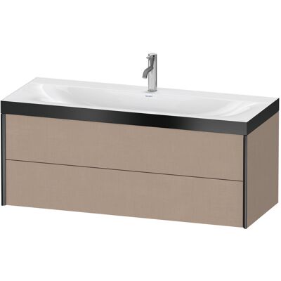 Ensemble Lavabo et Meuble Duravit Xviu Muraux - Lin/Noir - 1200mm - Publicité Ensemble Lavabo et Meuble Duravit Xviu Muraux - Lin/Noir - 1200mm - Publicité