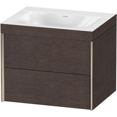 Ensemble de Meuble de Salle de Bain Duravit Xviu C-Bonded - Chêne foncé / Champagne - Publicité Ensemble de Meuble de Salle de Bain Duravit Xviu C-Bonded - Chêne foncé / Champagne - Publicité