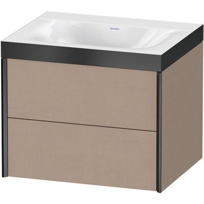 Ensemble de salle de bain Duravit mural Leinen/Noir Mat - XV4614NB275P - Publicité Ensemble de salle de bain Duravit mural Leinen/Noir Mat - XV4614NB275P - Publicité