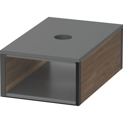 Duravit XSquare boîte XS994807777 avec couvercle, pour armoire miroir, 10x16cm, noyer massif - Publicité Duravit XSquare boîte XS994807777 avec couvercle, pour armoire miroir, 10x16cm, noyer massif - Publicité