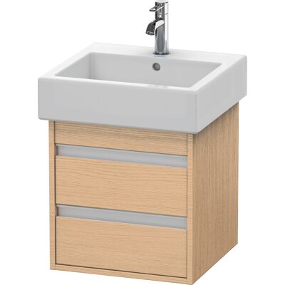 Duravit Ketho Meuble Sous-Vasque - 2 Tiroirs Eiche Nature - Publicité Duravit Ketho Meuble Sous-Vasque - 2 Tiroirs Eiche Nature - Publicité