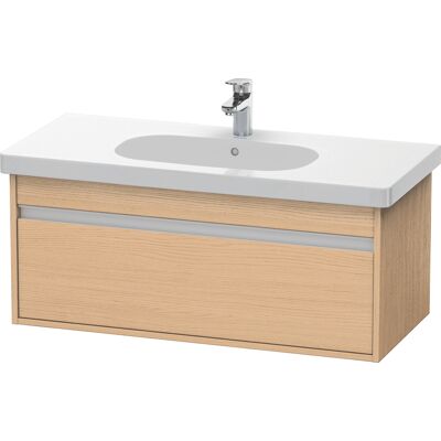 Duravit Ketho Meuble Sous-Vasque - Chêne Naturel, 1 Tiroir, 1000mm - Publicité Duravit Ketho Meuble Sous-Vasque - Chêne Naturel, 1 Tiroir, 1000mm - Publicité