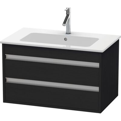 Duravit Ketho Meuble Sous-Vasque - Eiche Schwarz, 2 Tiroirs, Suspendu - Publicité Duravit Ketho Meuble Sous-Vasque - Eiche Schwarz, 2 Tiroirs, Suspendu - Publicité