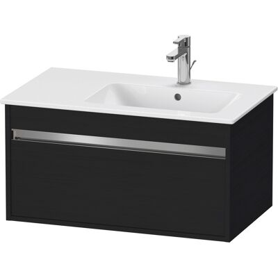 Duravit Ketho Meuble sous-vasque mural Eiche Schwarz - KT641901616 - Publicité Duravit Ketho Meuble sous-vasque mural Eiche Schwarz - KT641901616 - Publicité