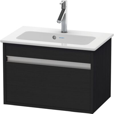 Duravit Ketho Meuble Sous-Vasque - Compact, Chêne Noir, Suspendu - Meuble de lavabo - Publicité Duravit Ketho Meuble Sous-Vasque - Compact, Chêne Noir, Suspendu - Meuble de lavabo - Publicité