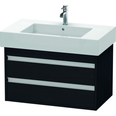 Duravit Ketho Meuble Sous-Vasque - 2 Tiroirs Murale Eiche Noir - 80x45.5 cm - Publicité Duravit Ketho Meuble Sous-Vasque - 2 Tiroirs Murale Eiche Noir - 80x45.5 cm - Publicité