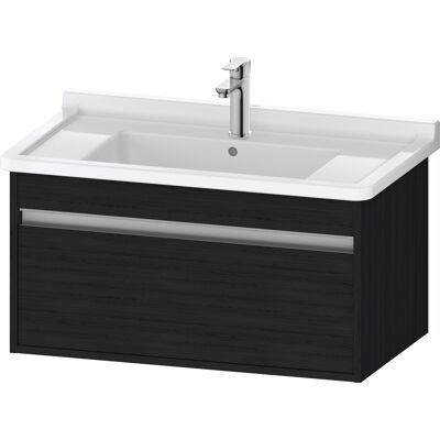 Duravit Ketho Meuble sous-vasque mural - Eiche Schwarz Matt - Publicité Duravit Ketho Meuble sous-vasque mural - Eiche Schwarz Matt - Publicité
