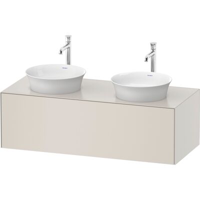 Meuble lavabo Duravit White Tulip - 130x40.8 cm - Sans poignée - Nordic Weiß Seidenmatt - Publicité Meuble lavabo Duravit White Tulip - 130x40.8 cm - Sans poignée - Nordic Weiß Seidenmatt - Publicité