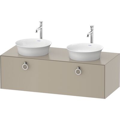 Meuble suspendu Duravit White Tulip - 130x55cm - Publicité Meuble suspendu Duravit White Tulip - 130x55cm - Publicité