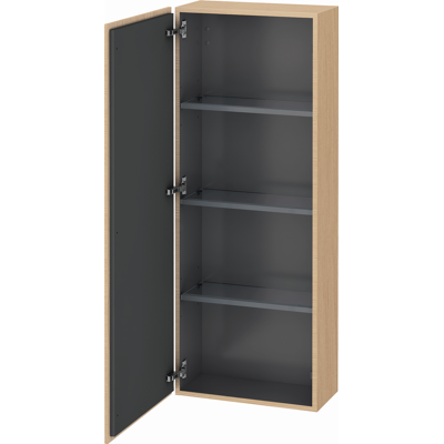 Armoire Murale Duravit Chêne Naturel - Charnière Gauche - 3 Étagères en Verre - Panneau Arrière 8mm - Fixation Murale - Publicité Armoire Murale Duravit Chêne Naturel - Charnière Gauche - 3 Étagères en Verre - Panneau Arrière 8mm - Fixation Murale - Publicité