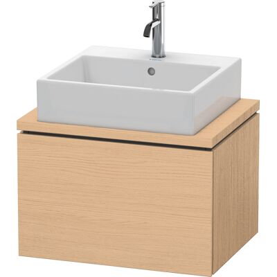 Meuble sous-lavabo mural Duravit L-Cube - Chêne Nature Mat - Publicité Meuble sous-lavabo mural Duravit L-Cube - Chêne Nature Mat - Publicité