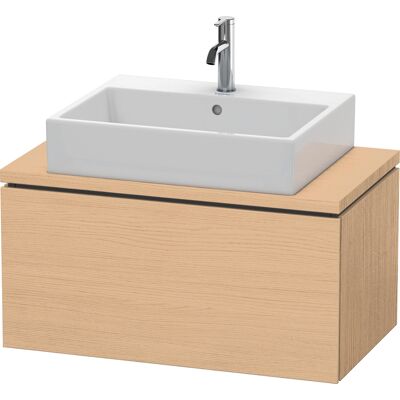Duravit L-Cube meuble sous-vasque mural - Chêne naturel - 1 tiroir - Meuble lavabo - Publicité Duravit L-Cube meuble sous-vasque mural - Chêne naturel - 1 tiroir - Meuble lavabo - Publicité