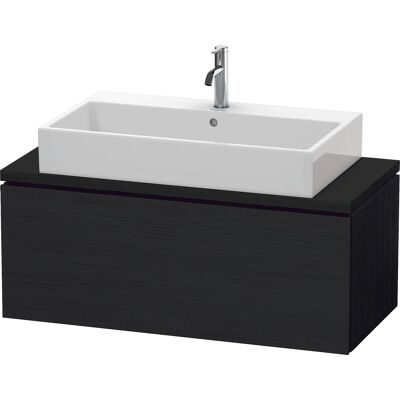 Sous-vasque mural Duravit L-Cube - Chêne noir mat - Publicité Sous-vasque mural Duravit L-Cube - Chêne noir mat - Publicité