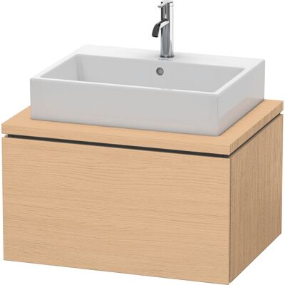 Meuble sous-vasque Duravit L-Cube - Chêne naturel - Publicité Meuble sous-vasque Duravit L-Cube - Chêne naturel - Publicité