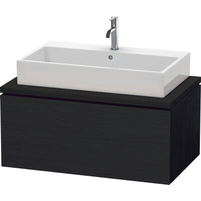 Duravit L-Cube Meuble sous-vasque Eiche noir mat 920x547x400 mm - Meuble lavabo mural - Publicité Duravit L-Cube Meuble sous-vasque Eiche noir mat 920x547x400 mm - Meuble lavabo mural - Publicité