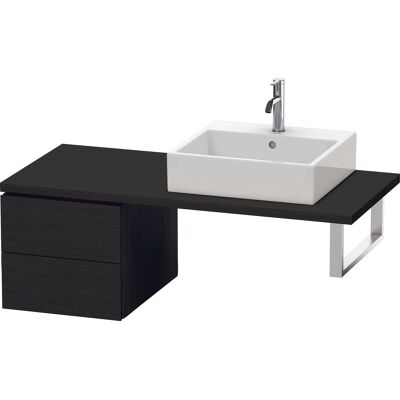 Duravit L-Cube meuble bas - Eiche Schwarz Matt - 2 tiroirs - Publicité Duravit L-Cube meuble bas - Eiche Schwarz Matt - 2 tiroirs - Publicité