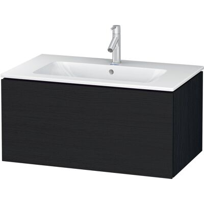 Duravit L-Cube Meuble Sous-Vasque Murale - Érable Noir Mat - Publicité Duravit L-Cube Meuble Sous-Vasque Murale - Érable Noir Mat - Publicité