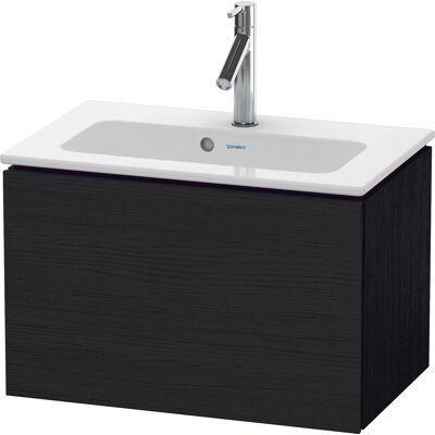 Duravit L-Cube Meuble suspendu pour lavabo - Eiche Schwarz Mat - Publicité Duravit L-Cube Meuble suspendu pour lavabo - Eiche Schwarz Mat - Publicité