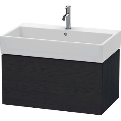 Duravit L-Cube Meuble sous lavabo mural - Eiche Schwarz Mat - 78x45cm - Publicité Duravit L-Cube Meuble sous lavabo mural - Eiche Schwarz Mat - 78x45cm - Publicité