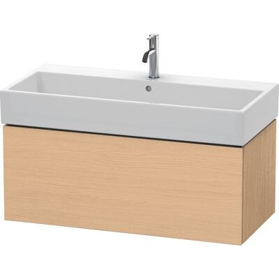 Duravit Meuble sous-vasque L-Cube, Murmonté, Chêne naturel mat, 1 tiroir - Unterschrank - Publicité Duravit Meuble sous-vasque L-Cube, Murmonté, Chêne naturel mat, 1 tiroir - Unterschrank - Publicité