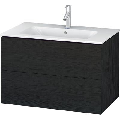 Duravit L-Cube Meuble Sous-Vasque - Eiche Noir Mat, 82x48cm - Publicité Duravit L-Cube Meuble Sous-Vasque - Eiche Noir Mat, 82x48cm - Publicité