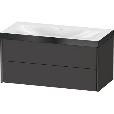Ensemble de lavabo mural Duravit Graphit Supermatt - XV4616NB280P - Publicité Ensemble de lavabo mural Duravit Graphit Supermatt - XV4616NB280P - Publicité
